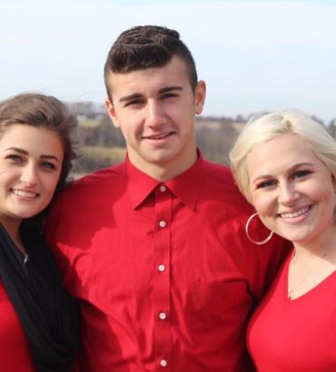 Morgan McAdams, Josh Cuddy, and Brooke Meckley